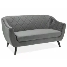 Sofa Molly 2 Velvet gray